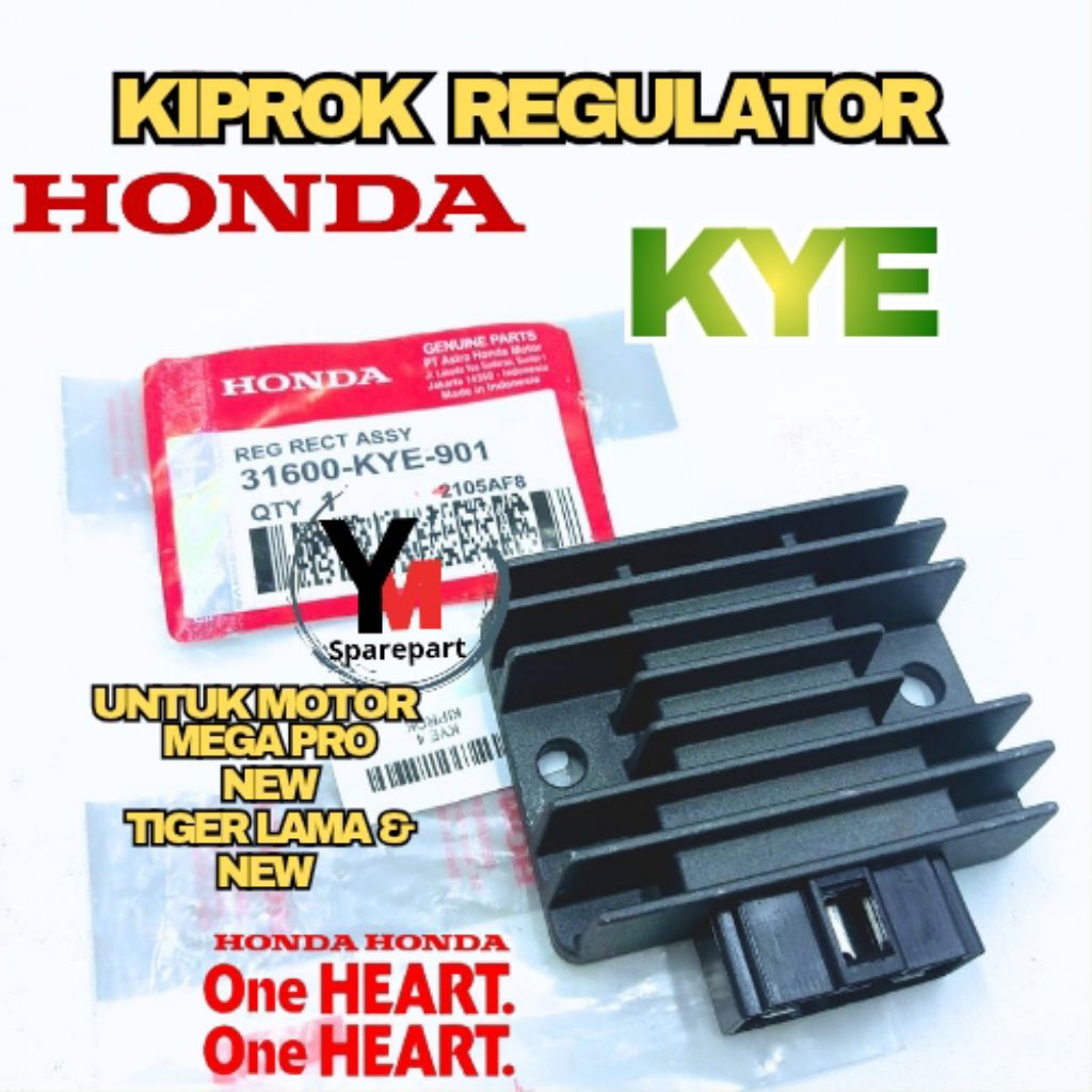 KYE KIPROK REGULATOR Kiprok KYE Federal Untuk Motor Mega Pro, Tiger, Megapro New Honda Original Asli