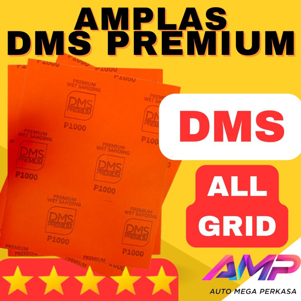 AMPLAS DMS 120,240,1000,1200,1500,2000 AMPLAS ORANGE LEMBARAN ANTI AIR WATERPROOF ORIGINAL