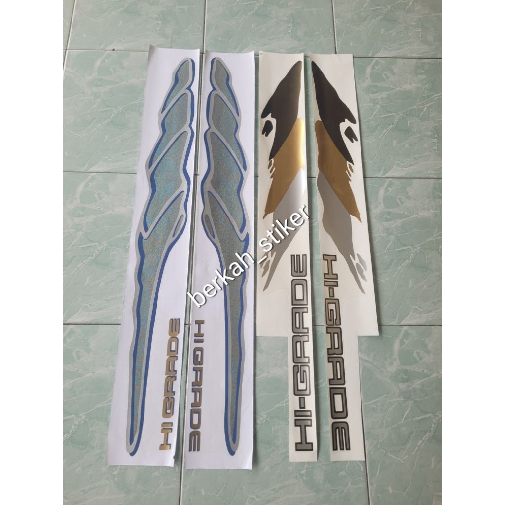 stiker sticker isuzu panther HI GRRDE lama/stiker list body  isuzu panther HI GRRDE  baru/ stiker is