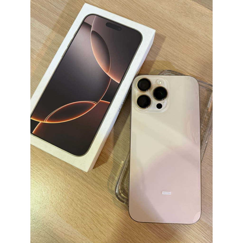 (PRELOVED) IPHONE 16 PRO MAX 1TB DESERT TITANIUM ex IBOX SECOND