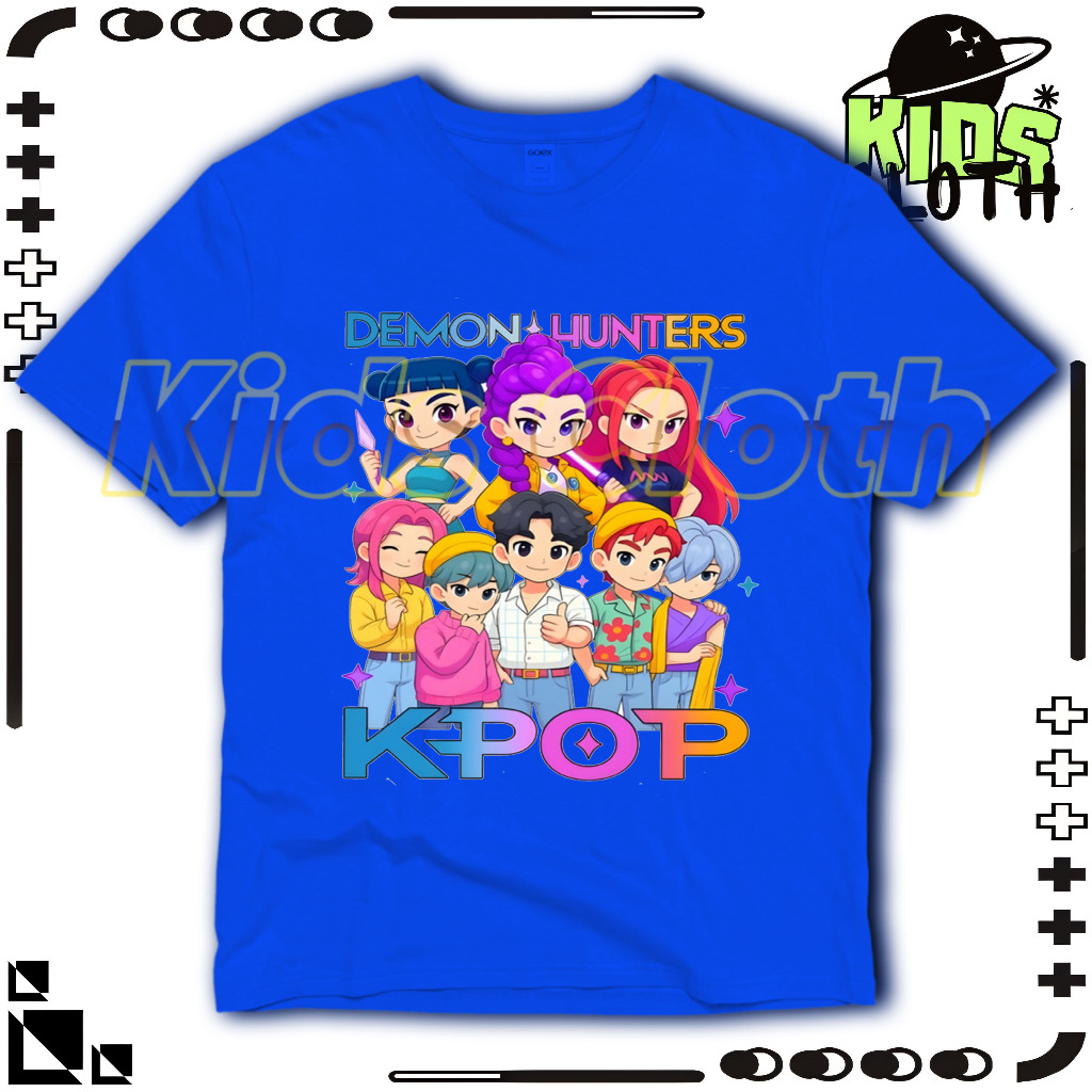 Baju anak kpop demon Hunters - Kaos Anak Kpop Demon Hunters