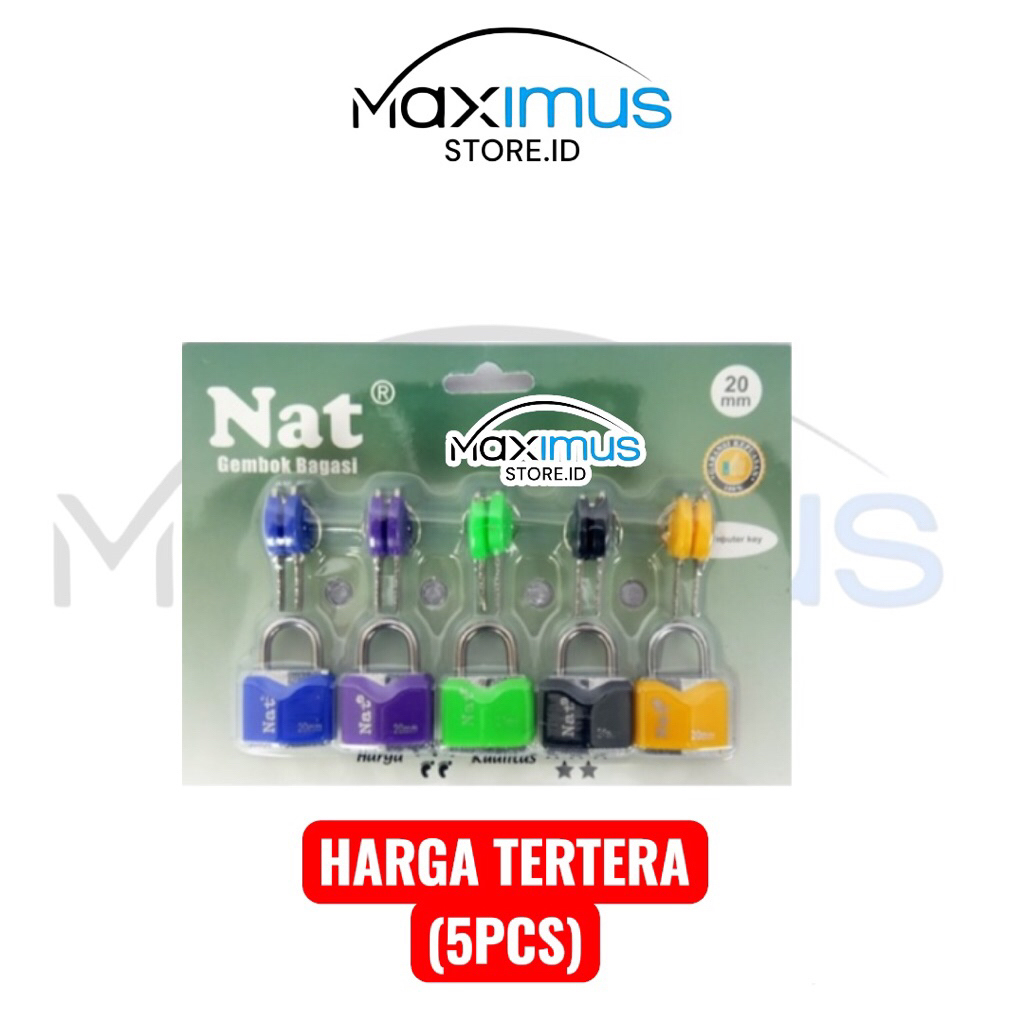 GEMBOK KOPER WARNA GEMBOK TAS GEMBOK KOPER UMROH GEMBOK 20MM WARNA