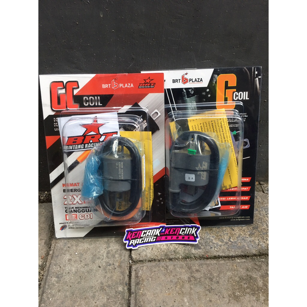 KOIL BRT KOIL INJECTION KOEL BRT KARBU (( FREE BUSI BRT )) UNIVERSAL ORIGINAL KOEL BRT  KC_KC RACING