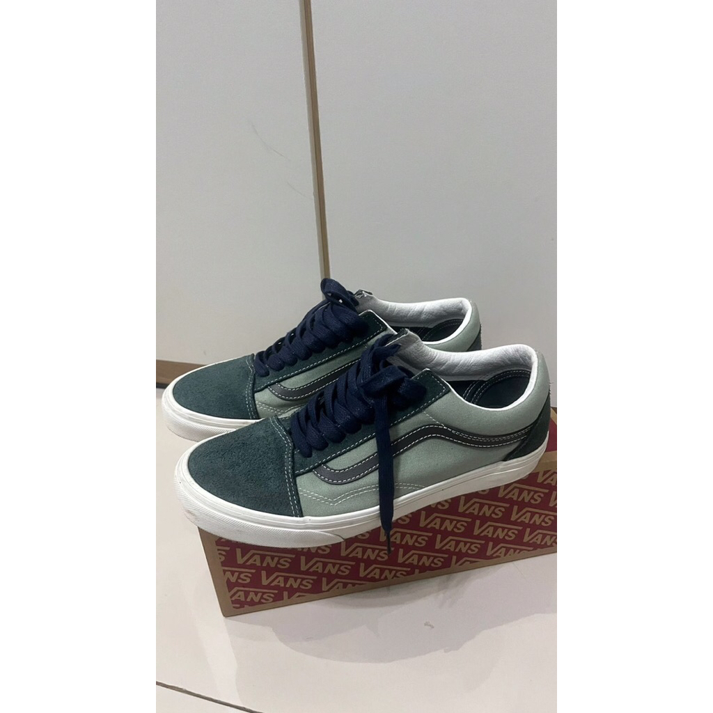 VANS OLDSKOOL EARTH TONES GREEN GABLES