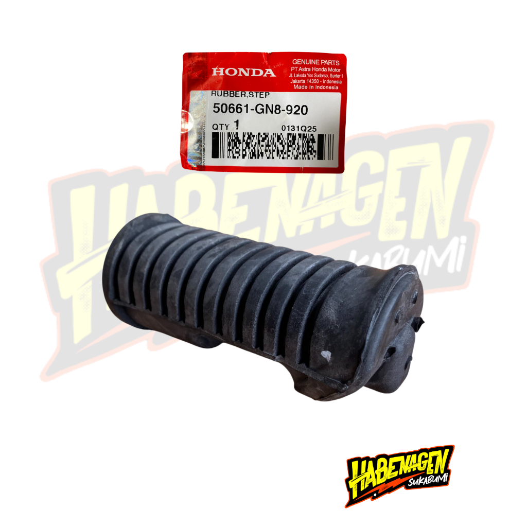 Karet Step Postep Footstep Depan Honda Astrea Grand Karisma Kirana Supra X 125 Revo 100 Lama Ori Ahm