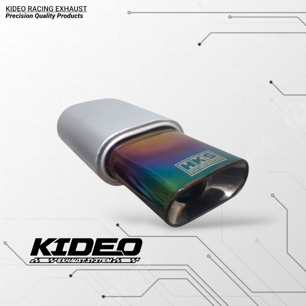 KNALPOT HKS PREMIUM SUARA BASS ADEM / BASS HALUS