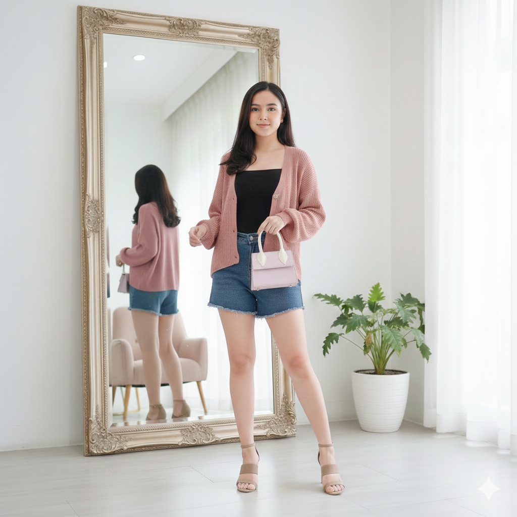 VINA KNITTED CARDIGAN RAJUT / CARDI FISTA RAJUT PREMIUM HQ