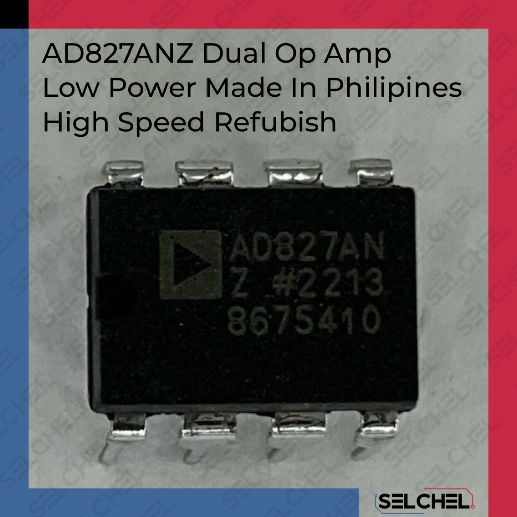 IC Op Amp AD827ANZ Dual High Speed Low Power DIP 8 Analog Devices Refurbish Philippines