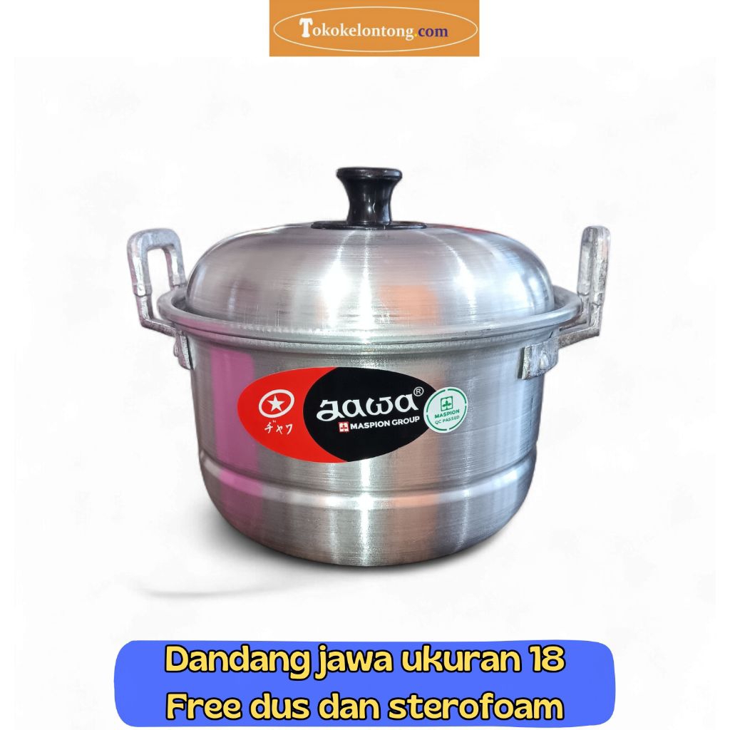 Panci Kukus Kecil Ukuran 18 | Dandang Mini Maspion + Saringan | Pengukus nasi kecil