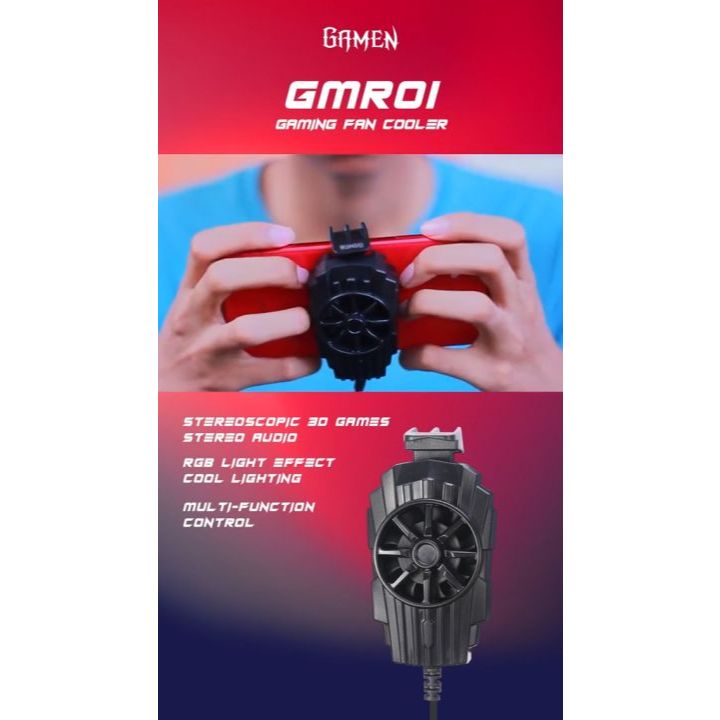 GAMEN GMR01 Fan Cooler Radiator Pendingin HP Cooling Fan Gaming Gamen HP Fan Cooler Radiator Kipas P