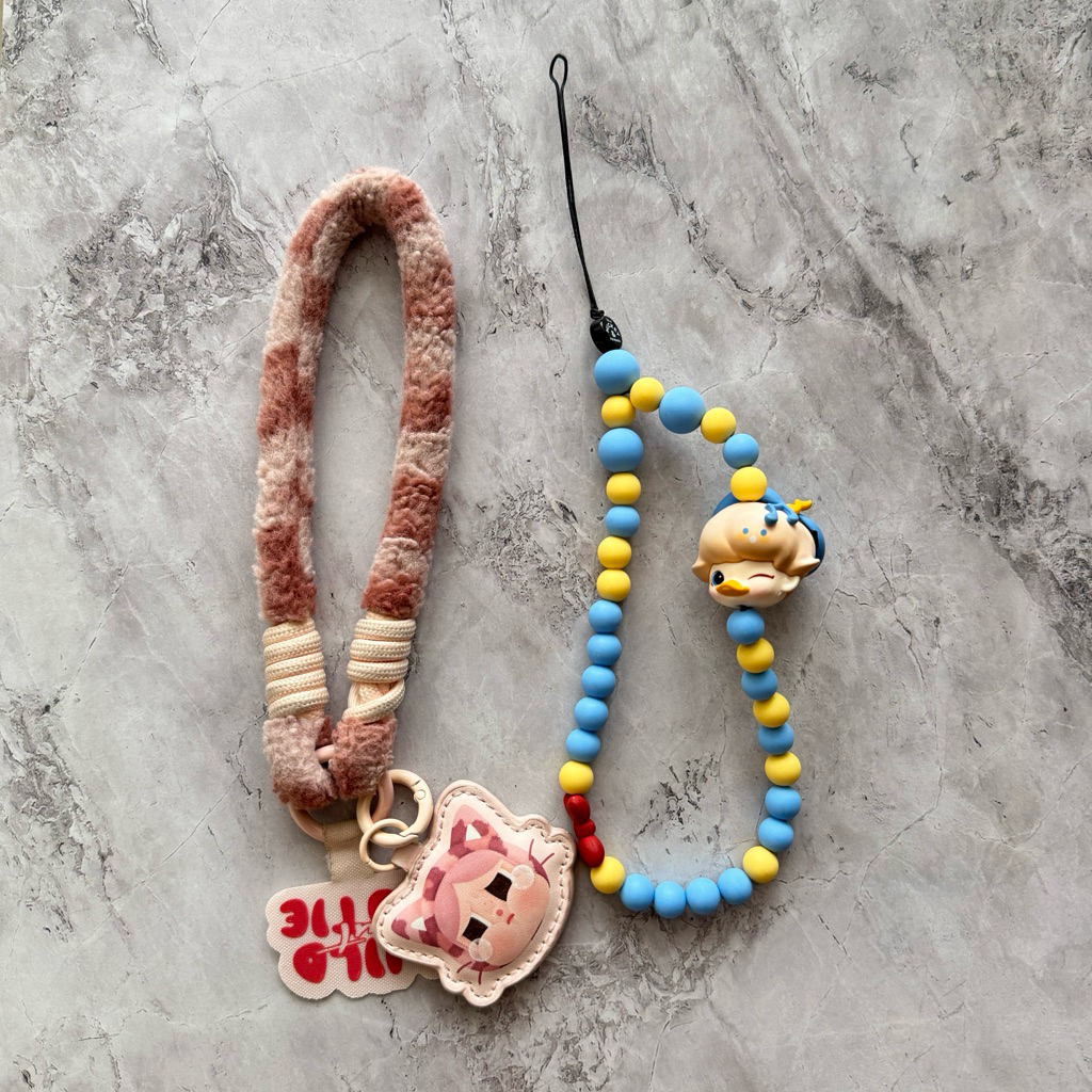 PHONE STRAP POPMART WBC & DIMOO