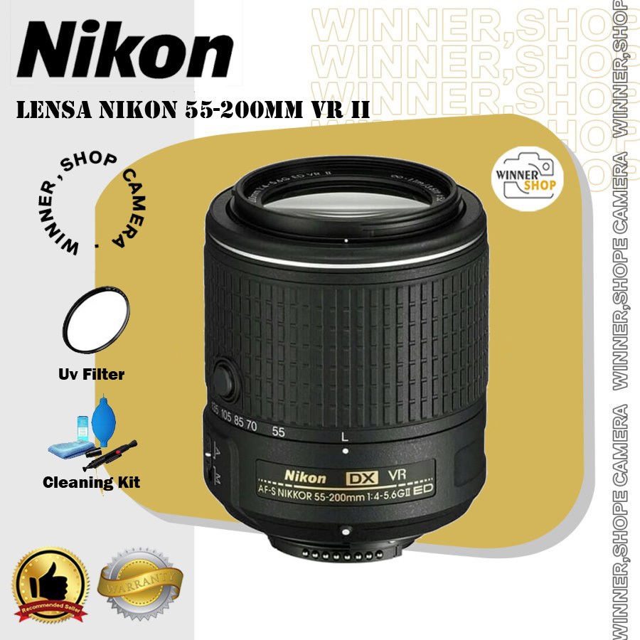 Lensa Nikon 55-200MM VR II / NIKON 55-200MM /55-200MM VR II