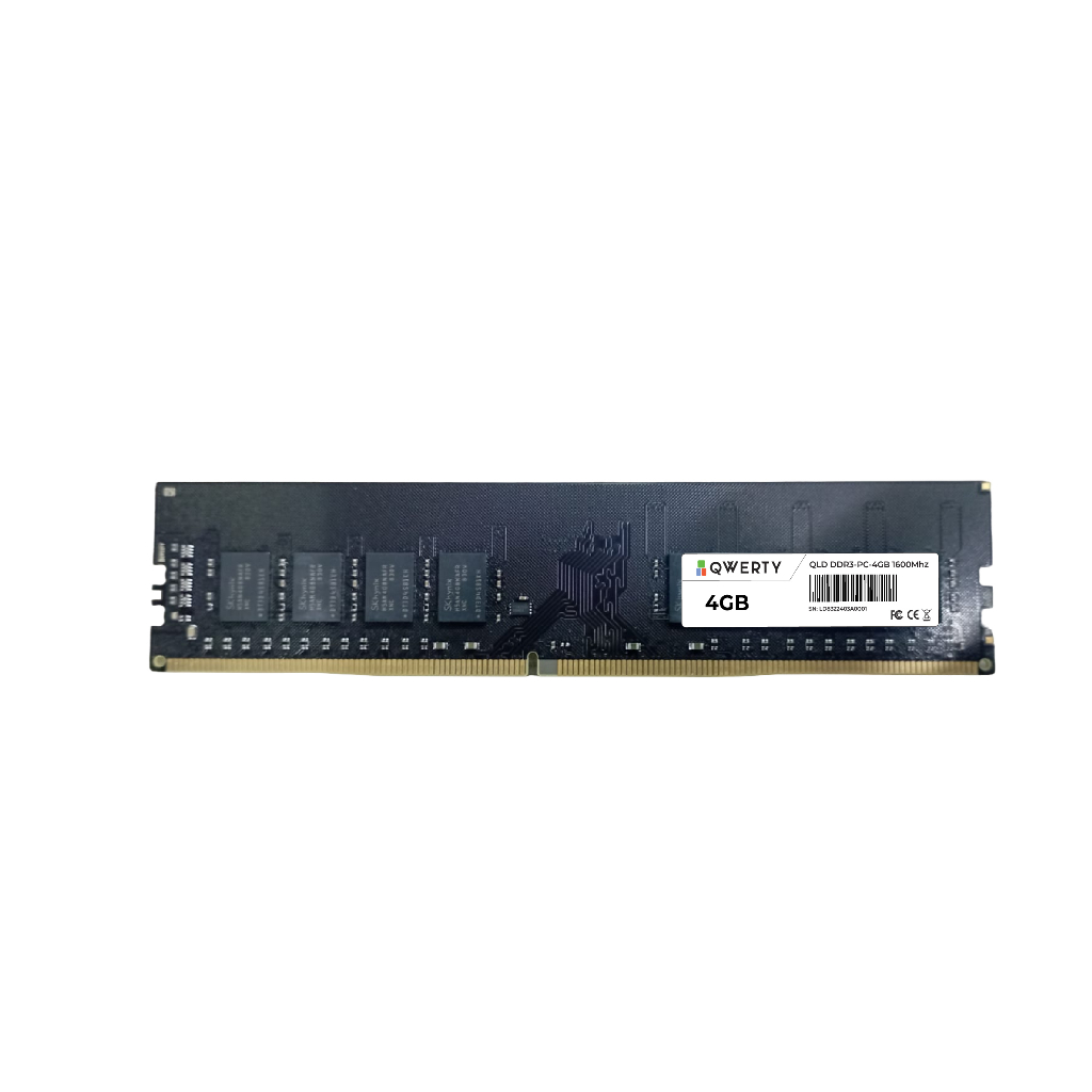 QWERTY Memory PC Longdimm 4GB DDR3 - 1600Mhz