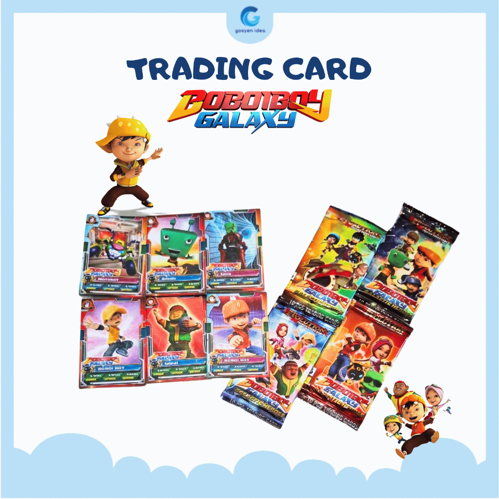 Trading Card BoboiBoy Mainan Kartu Anak