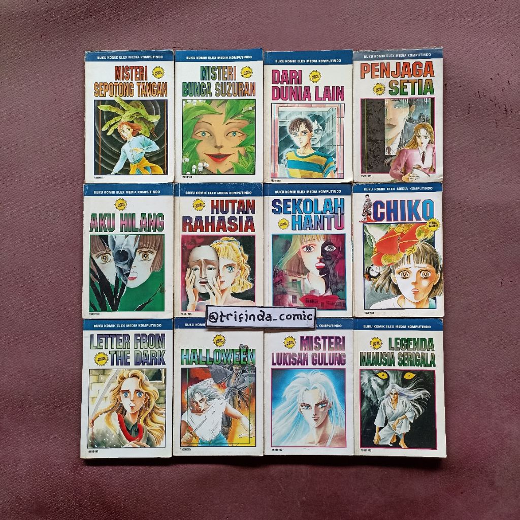 Paket Komik CHIE WATARI / Serial Misteri Horor