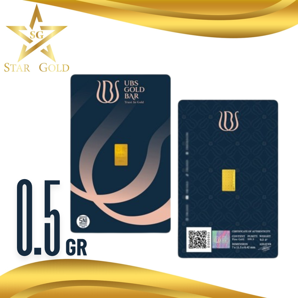 Star Gold Logam Mulia Ubs ( Lm ) 0,5Gram