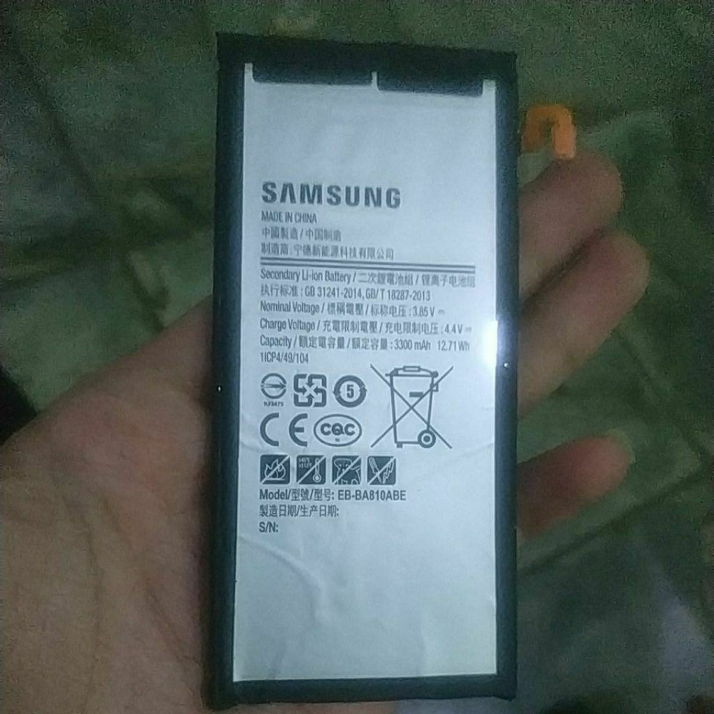 BATERAI BEKAS SAMSUNG GALAXY A8 2016
