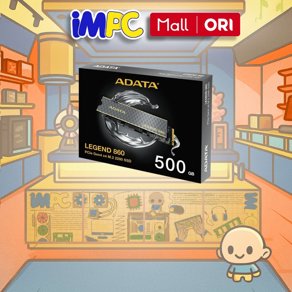 SSD ADATA LEGEND 860 500GB NVME PCIE GEN4X4 / SSD 500GB