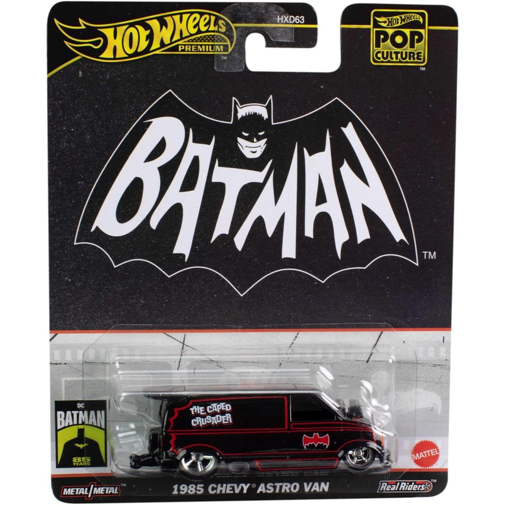 HVJ48 | Hot Wheels Premium Pop Culture 1985 Chevy Astro Van Batman Murah