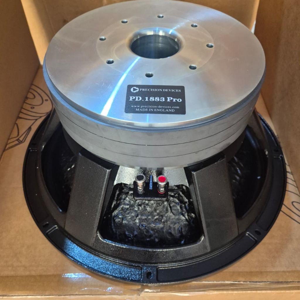 SPEAKER COMPONENT SUBWOOFER PRECISION DEVICES PD1883 PRO 18 INCH TRIPLE MAGNET VOICE COIL 5 INCH PD 
