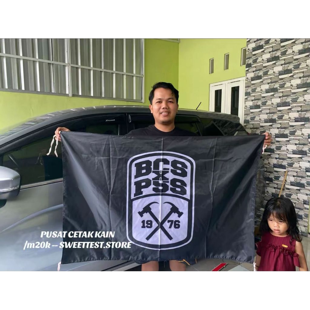 READY STOCK +  BENDERA PSS SLEMAN