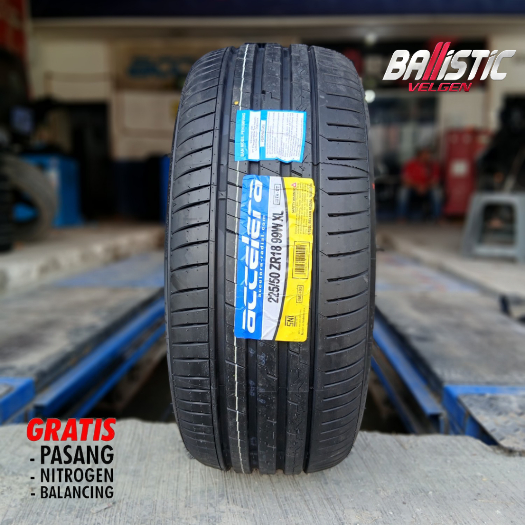 BAN MOBIL ACCELERA IOTA EVT 225/50 R18 BAN MOBIL ACCELERA PRODUKSI BARU 225 50 RING 18 BAN STANDART