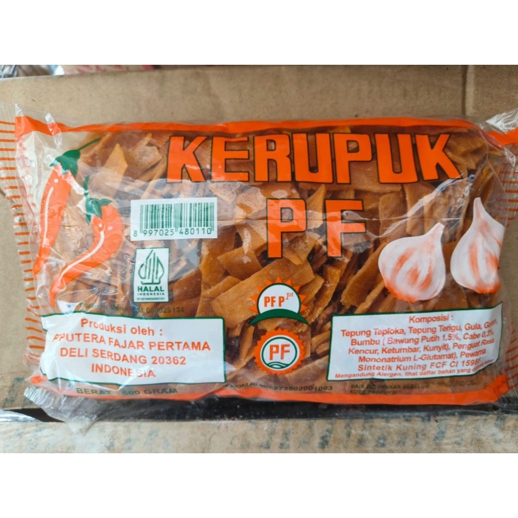 KERUPUK PF BAWANG / KERUPUK MEDAN / KERUPUK BAWANG