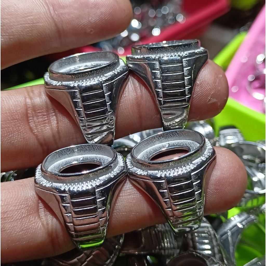 cincin ring cangkang titanium model rolex 12x16