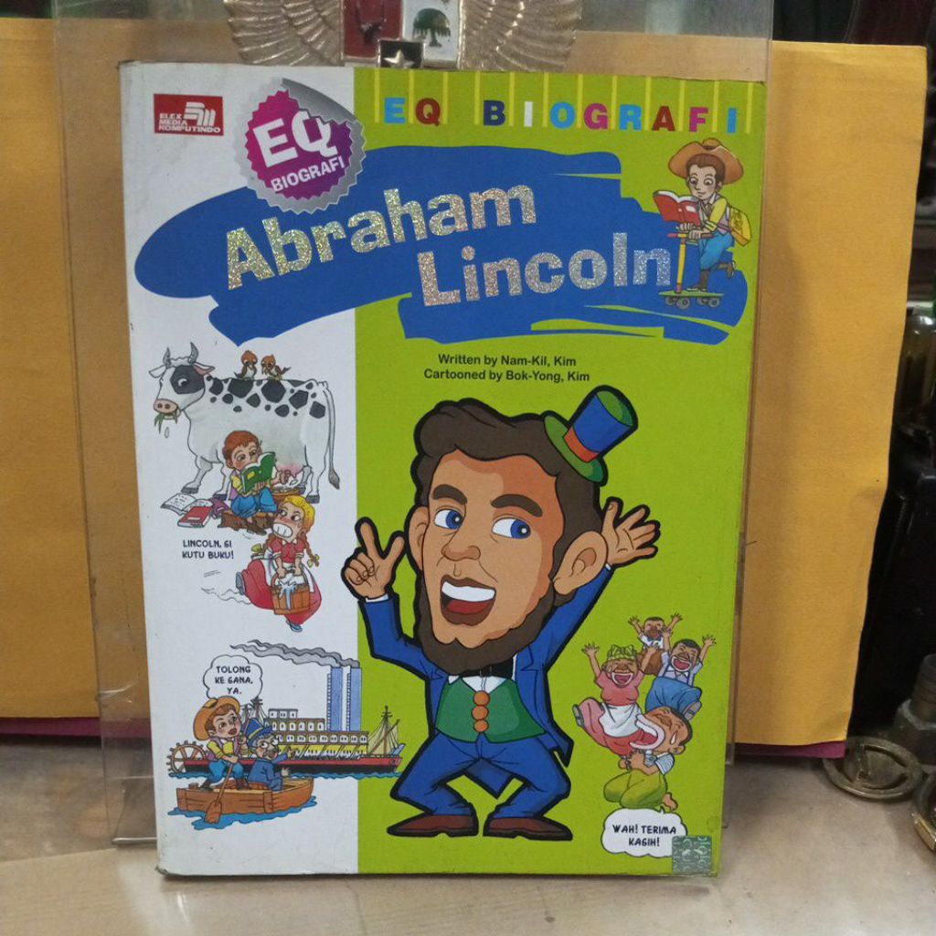 buku sains anak , eq biografi , abraham lin coln