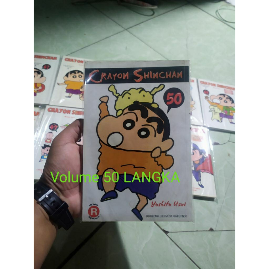Komik Crayon Shinchan 1-50 tamat & New Crayon Shinchan & UY Studio kondisi Like new seperti baru