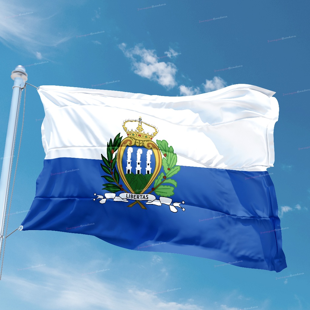 Bendera Negara San Marino / Flag of San Marino