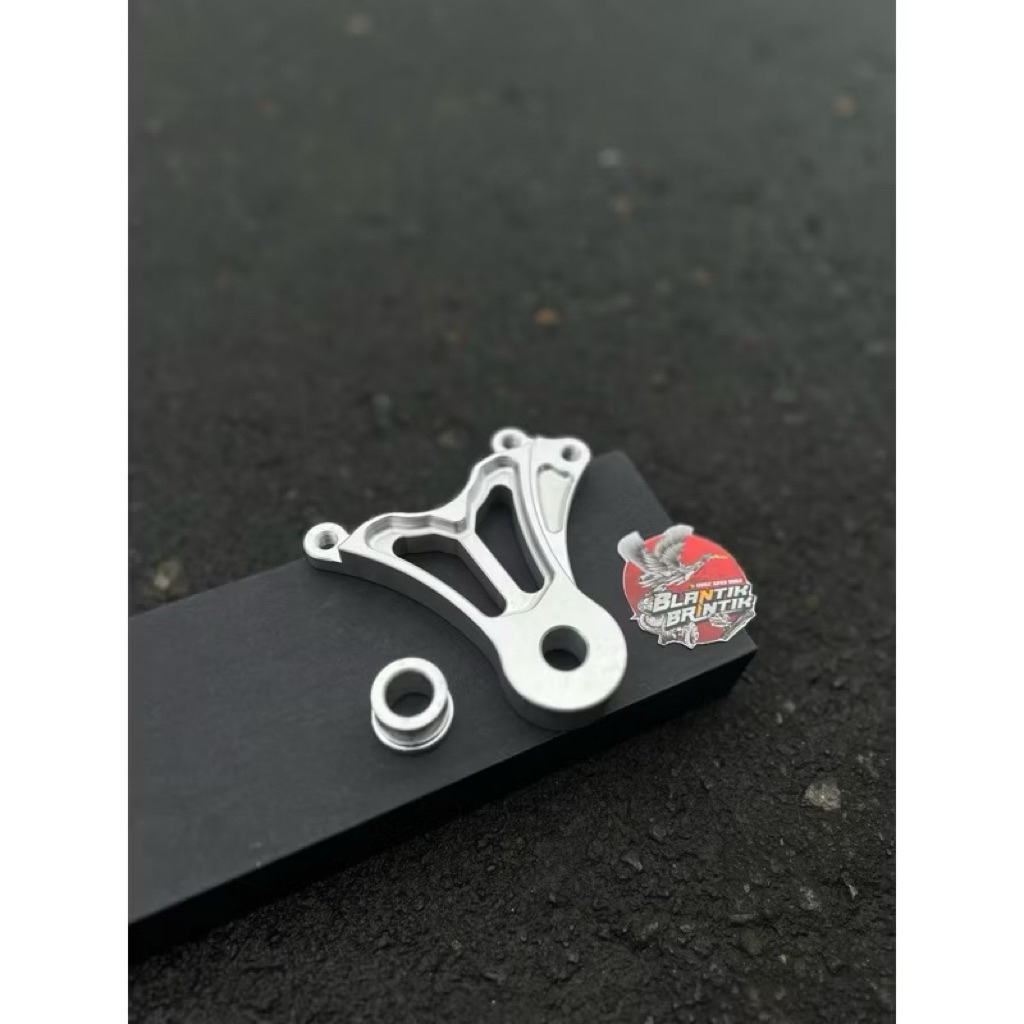 Breket kaliper belakang brembo 2p ktc 2p disc 220mm cnc ninja r ss tiger vixion breket kaliper belak