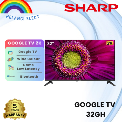 TV SHARP 32 INCHI ANDROID TV 2T-C32EG1/ 32GH GARANSI RESMI