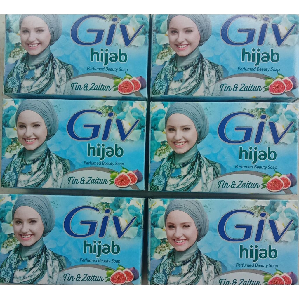 6 batang sabun giv hijab/ 6 giv hijab/sabun giv hijab/sabun giv/sabun mandi/sabun/6 sabun mandi/6 sa