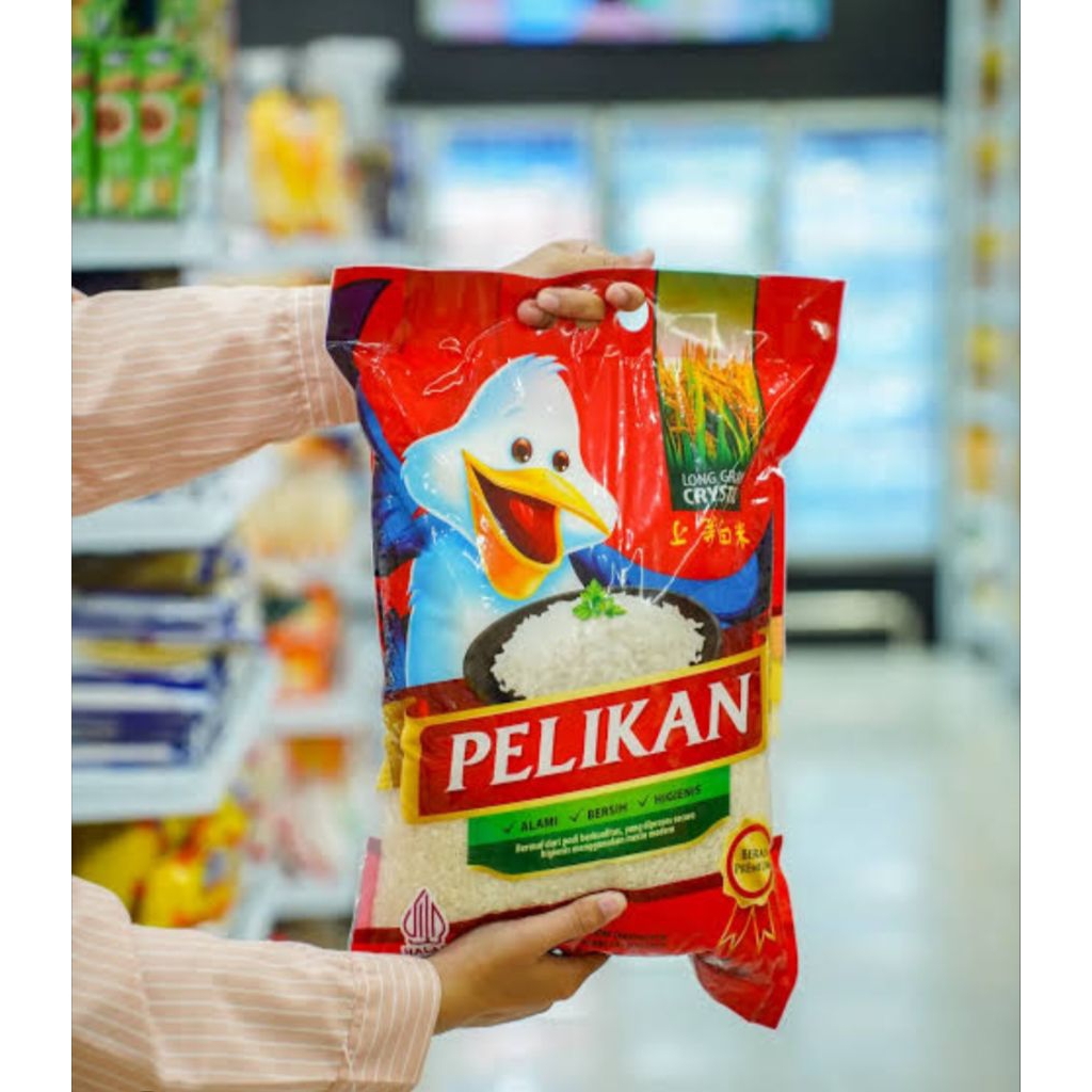 beras pelikan 5kg