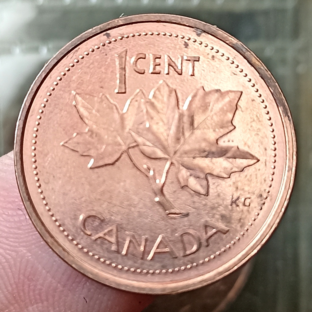 Koin Kuno Asing Canada 1 Cent