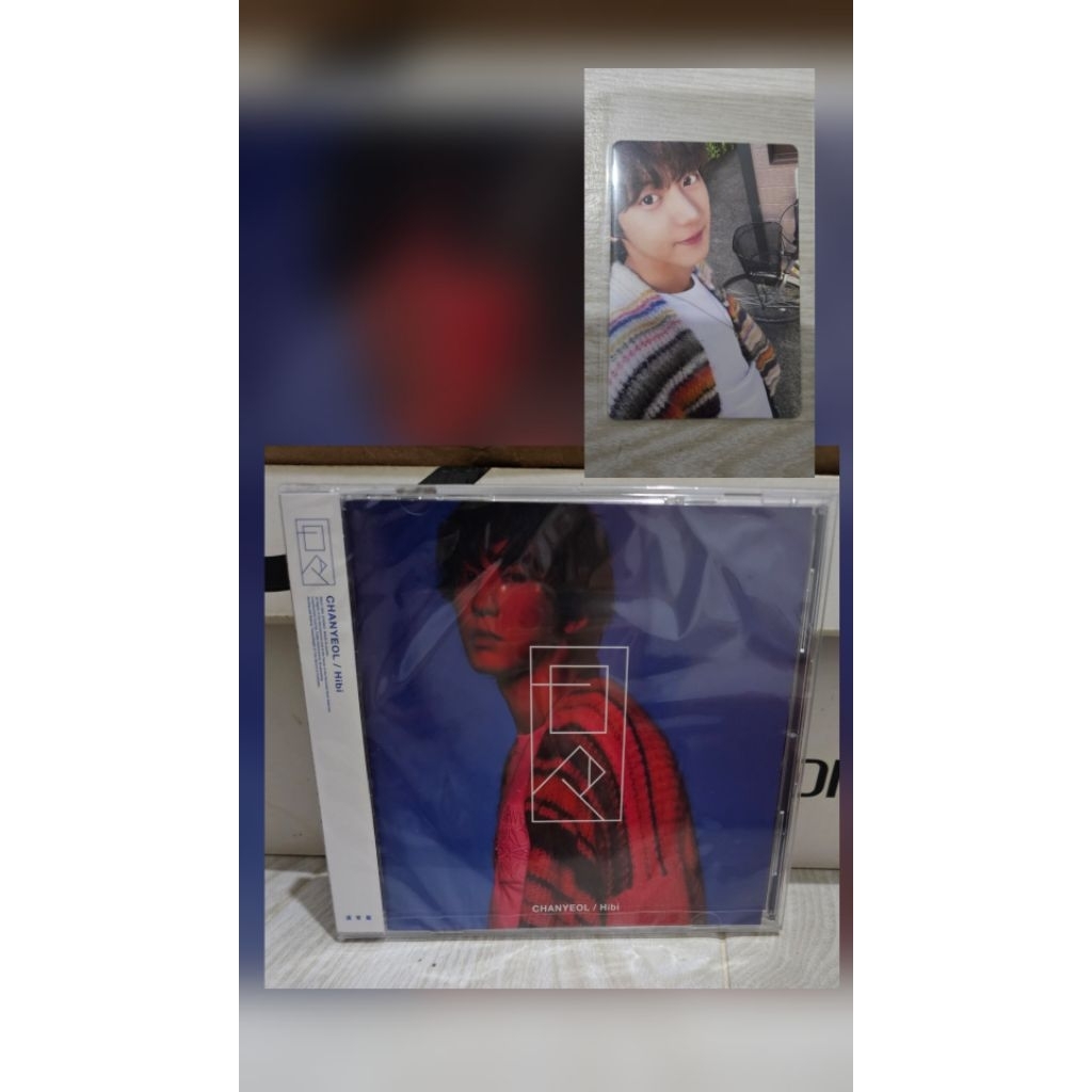exo chanyeol pcy hibi japan album sealed with/without pob hmv rare pc photocard