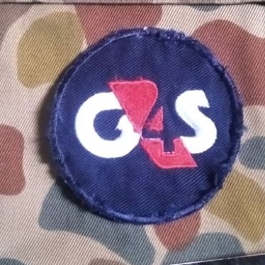 patch g4s group 4 securicor bordir emblem g4s patch emblem baju security patch tanda topi keamanan p