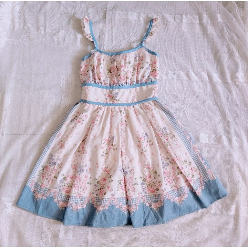 Liz Lisa floral pink shabby dress coquette himekaji