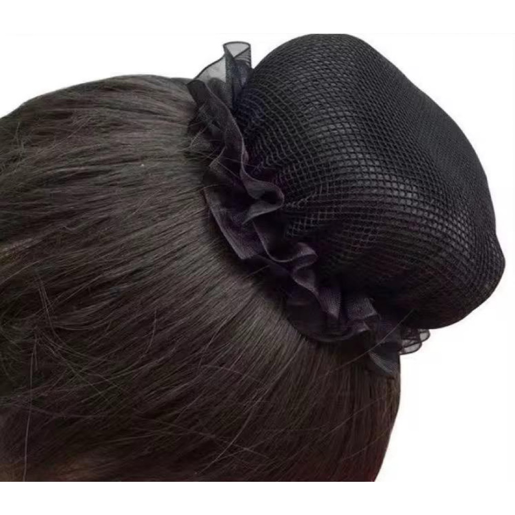 Jaring Cepol Rambut / Hairnet Sanggul Ballerina Rambut Anak Dewasa Motif / Hair Bun Sanggul Balet