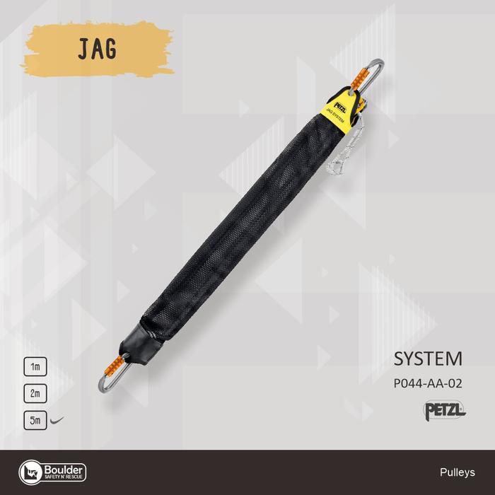 PETZL JAG SYSTEM HAULKIT 1m, 2m, 5m PULLEY PREMIUM