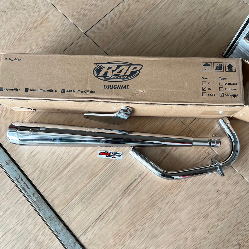 Knalpot GL100 By RAP Bedelan Plor leher 35 rata