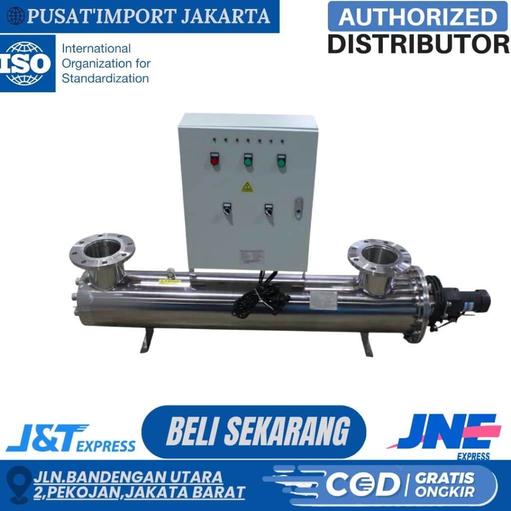 LAMPU UV 250GPM 50M3/H SS 6 LAMPU / ULTRAVIOLET UV 250GPM