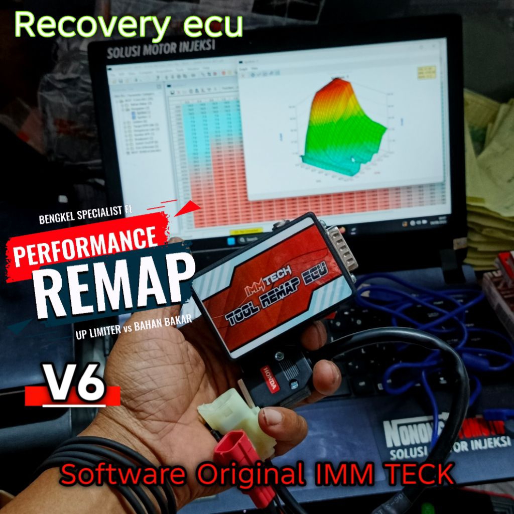 Alat Remap Recovery dan Sofware V6 honda flash tool