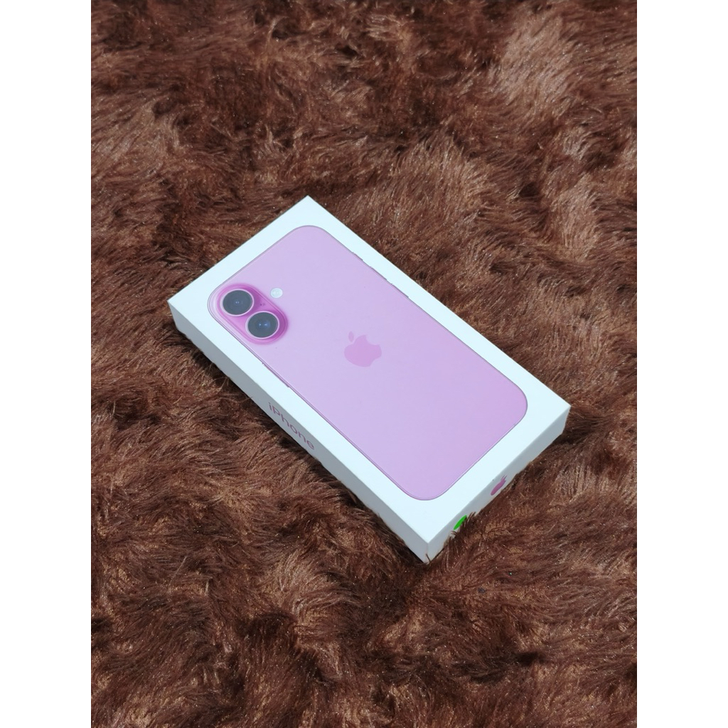 (NEW) iPhone 16 128GB iBox Baru Garansi Resmi - Pink