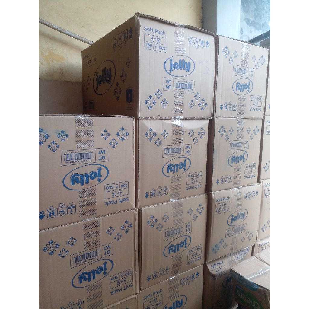 tissue Jolly 1 Dus 250 sheet Facial tisu tissue Jolly 250 promo
