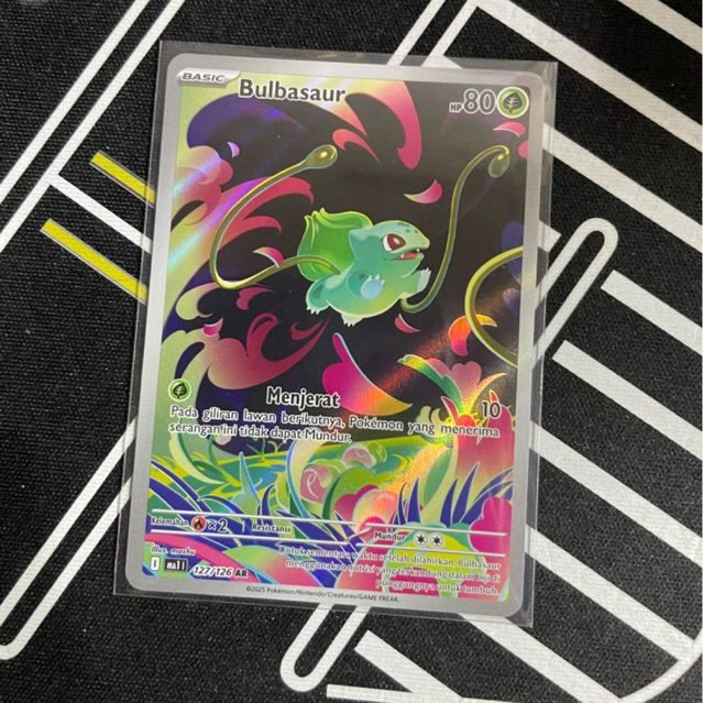BULBASAUR AR MA1 EVOLUSI MEGA TCG INDONESIA