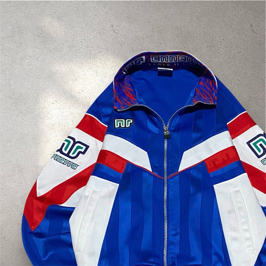 Tracktop Vintage Boxy Vintage Colorblock Multicolour Brand Ennerre