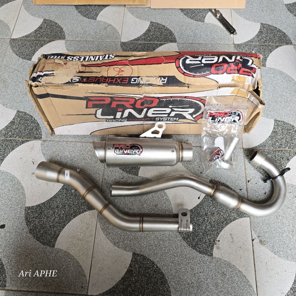 knalpot PROLINER TR1R SHORT original honda CRF150L crf 150 l