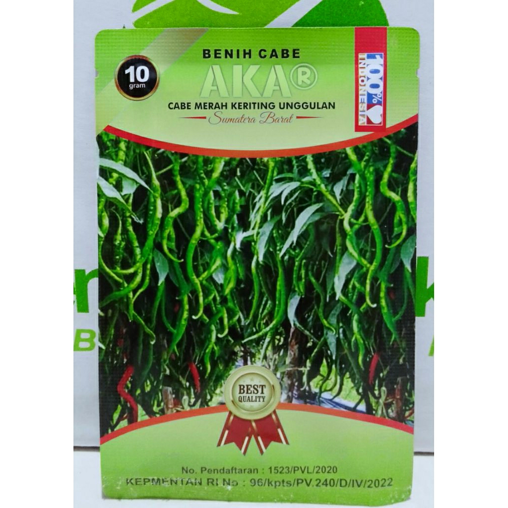 Benih Cabai Kriting AKAR 10 gram Akar Seed - Bibit Cabe AKAR Cmk Akar